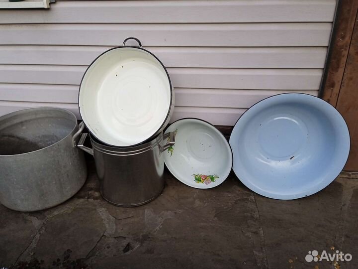 Кастрюли и тазы СССР