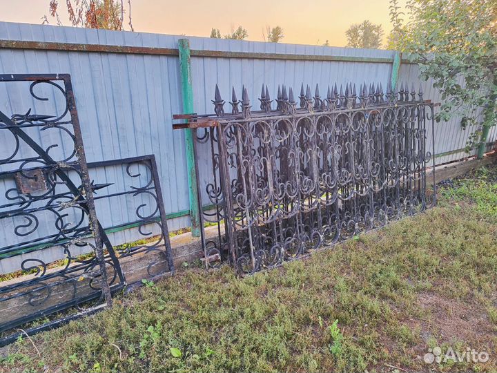 Кованый забор бу