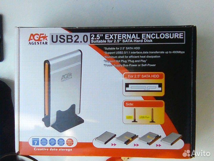 Адаптер usb SATA корпусной