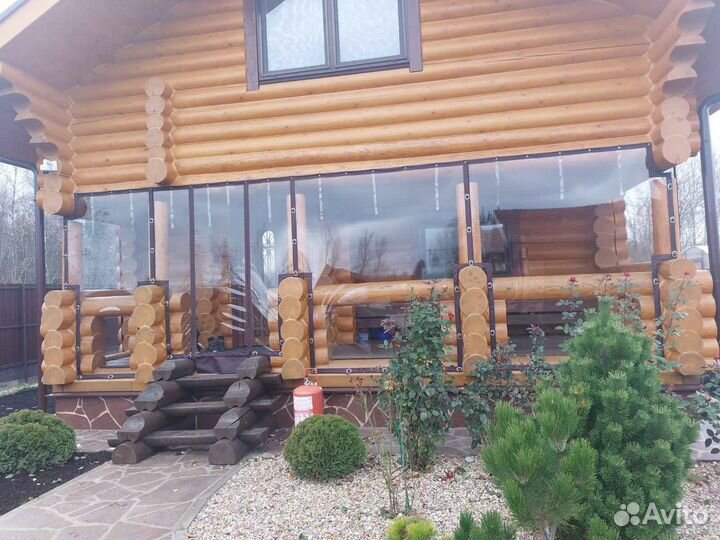 Мягкие окна с открывающимися створками