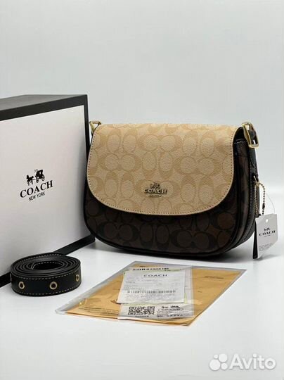 Сумка женская натуральная кожа Coach