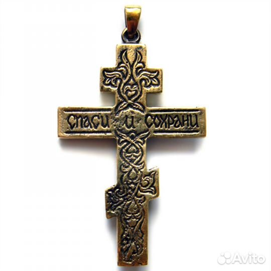 Крест православный большой Бронзовый крест 00158