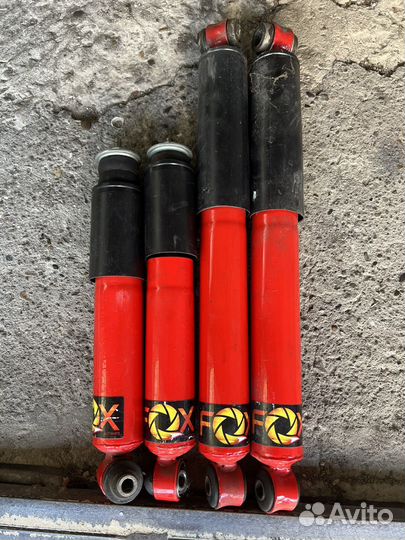 Амортизаторы с занижением классика fox -70