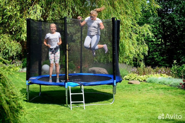 Батут с сеткой