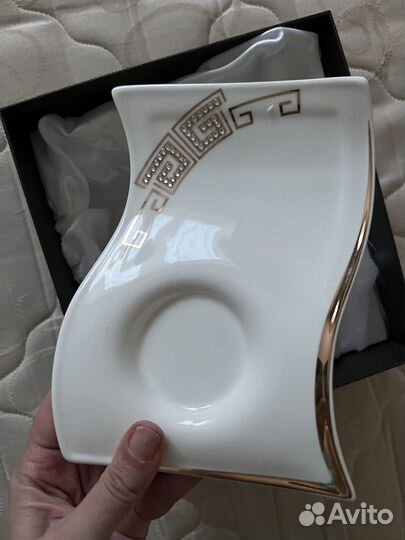 Набор чашка+блюдце подарочный