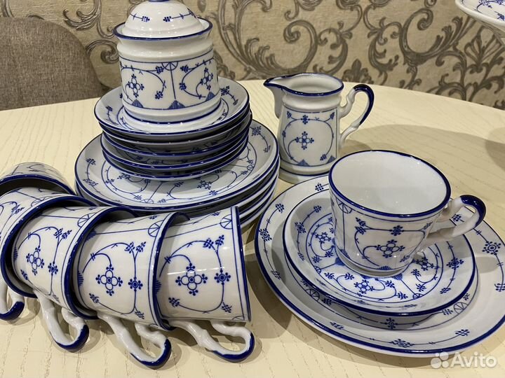 Винтаж: Чайный сервиз индийский узор Германия