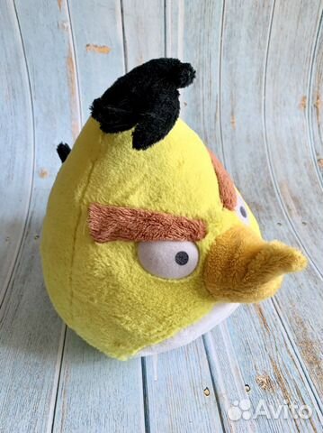 Мягкая игрушка angry birds большая желтая птица