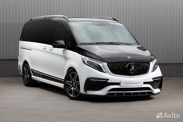 Бампер передний задний Mercedes V-klasse тюнинг