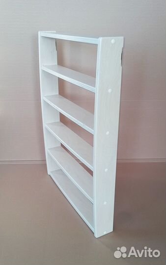 Полка для лаков/для маникюра настенная, белая