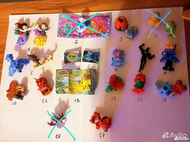 Киндер сюрприз различные серии игрушки Макдональдс