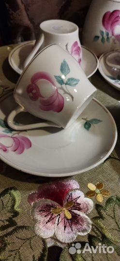 Чайные сервизы СССР Песочное, 1970, редкие