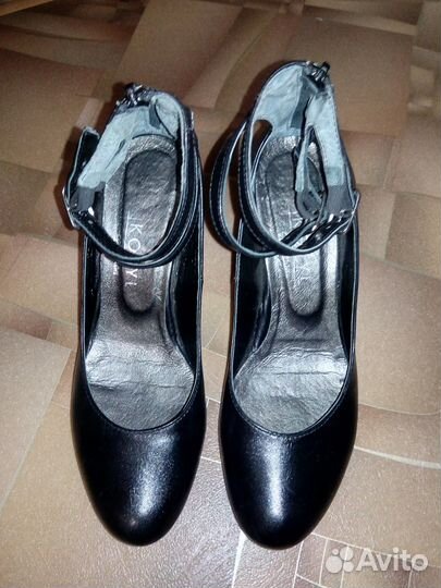 Туфли кожаные