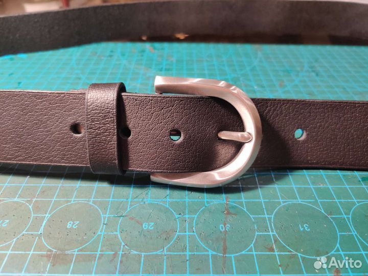 Мужской кожаный ремень ручной работы (кож.буйвола)