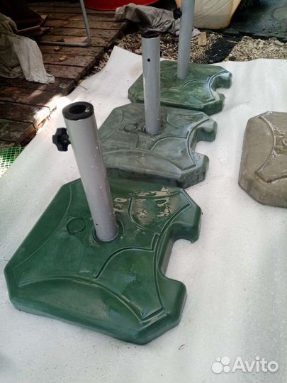 Опора для зонта 16 кг, разные размеры трубы