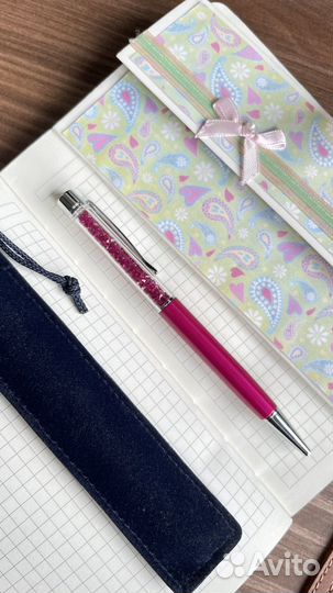 Ручка swarovski оригинал. Нов. Розовая