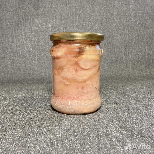 Печень трески в стекле