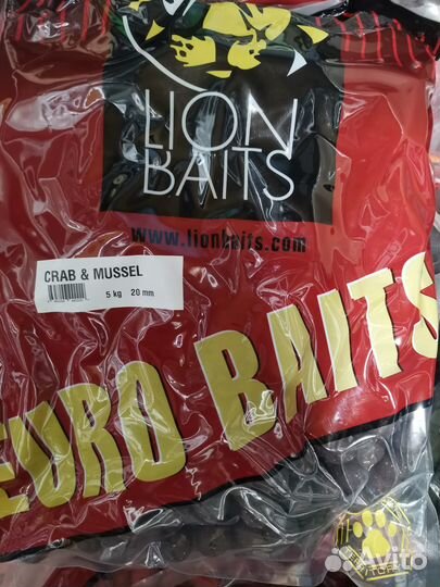 Бойлы lion baits серии euro baits 5кг(15кг)