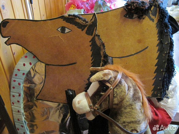 Лошадки на палочках для конкурсов