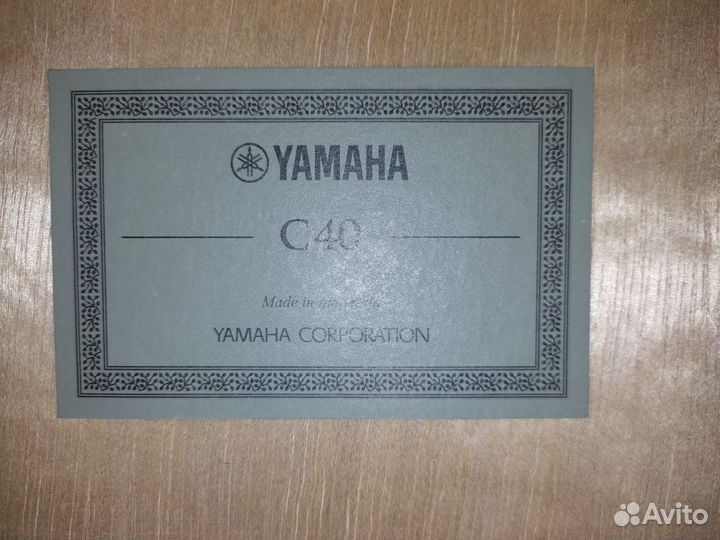 Новая гитара Yamaha C40 (с чехлом)