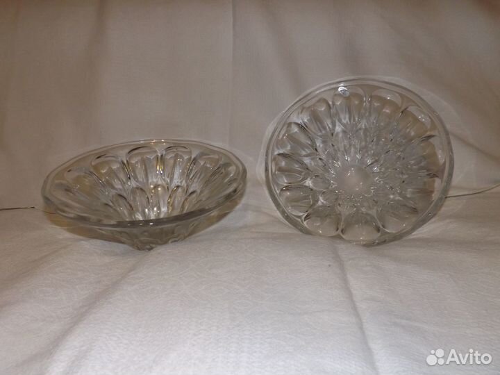Салатники хрустальные