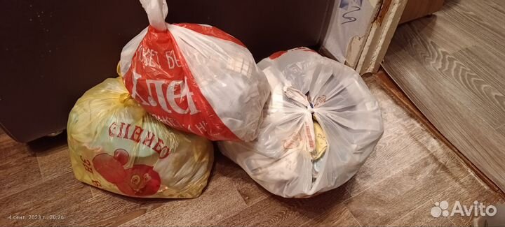 Детские вещи.3 пакета