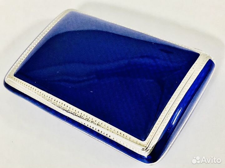 Портсигар антик редкий 1924 г серебро