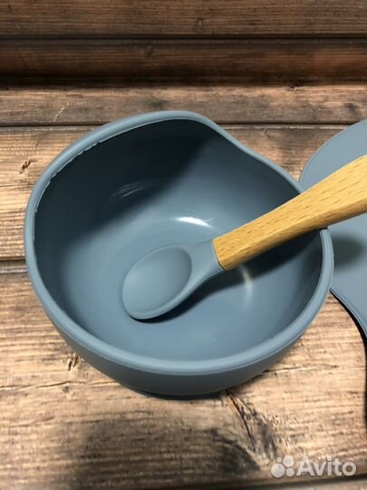 Набор детской силиконовой посуды