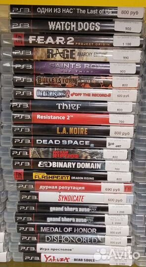 Игры ps3 Отправка почтой, прокат