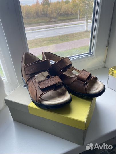 Сандалии мужские кожаные