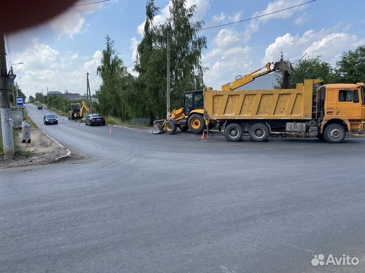 Услуги экскаватора погрузчика