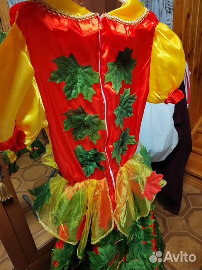 Карнавальный костюм для девочки осень