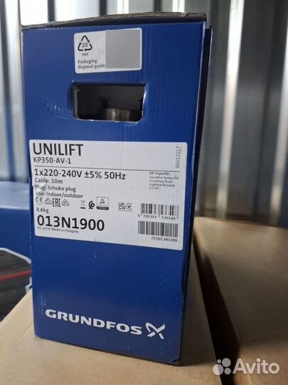 Дренажный насос Grundfos Unilift KP 350A1