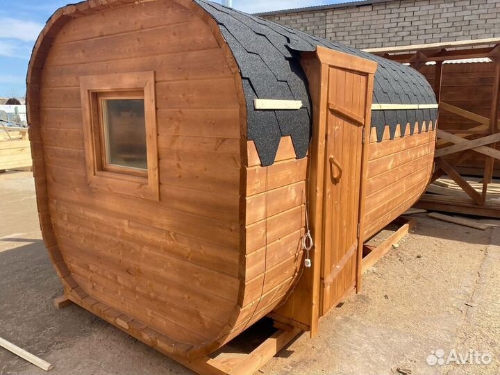 Бани-бочки квадро в наличии