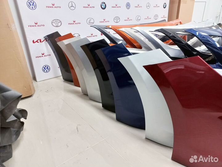 Бампер передний Hyundai Solaris 14-17 все цвета