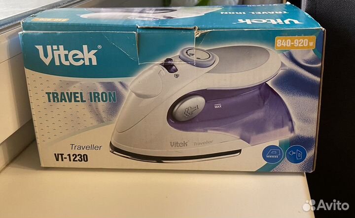 Новый Утюг дорожный Vitek