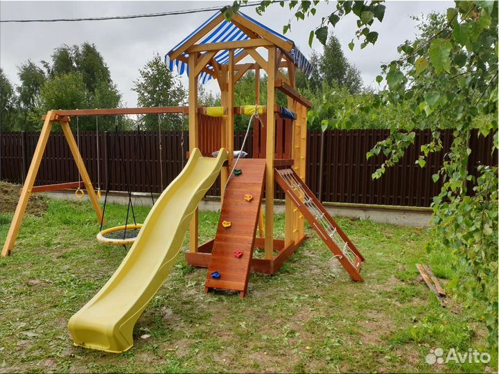 Детская площадка с гарантией 12 месяцев
