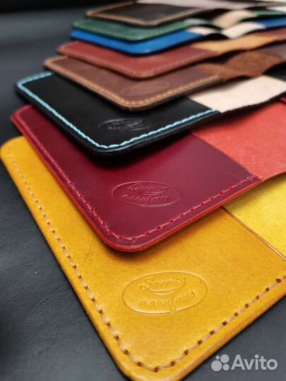 Идея подарка. Обложка для паспорта из натуральной