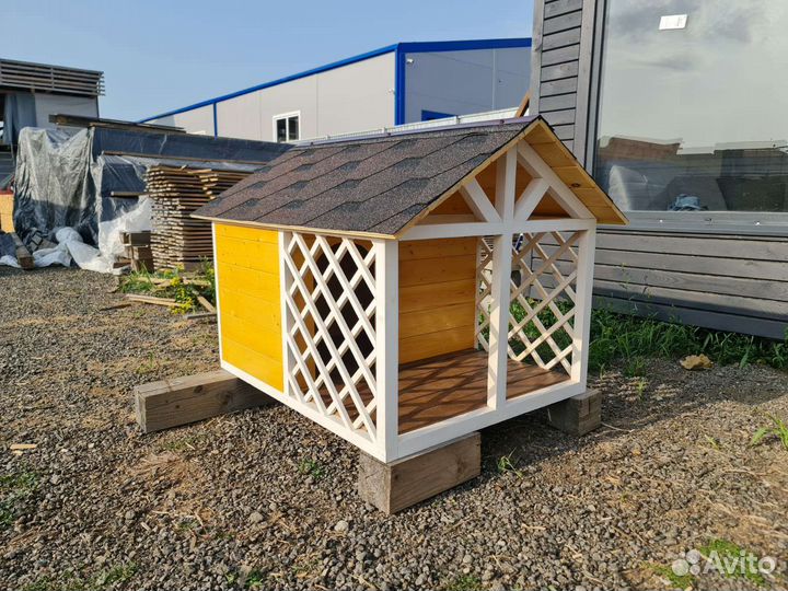 Будка вольер для собаки