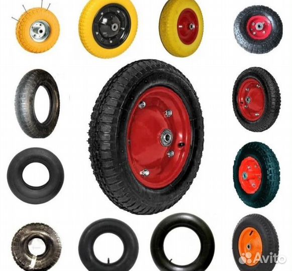 Колеса Для садовых тачек, тележек и тд