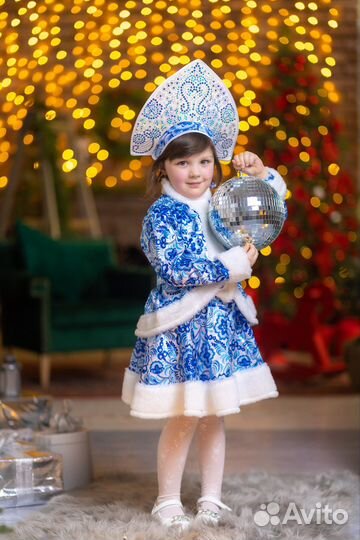 Костюм снегурочки детский