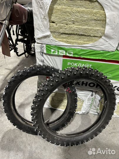 Покрышки ш Mitas 90/100-21 и Michelin 110/ 90-19