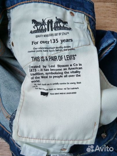 Джинсы levis 508