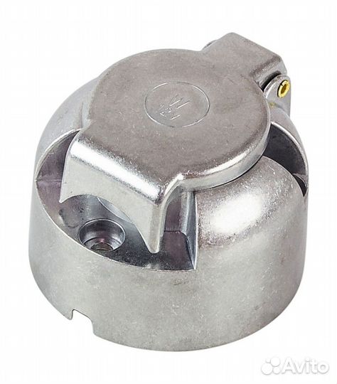 Розетка для прицепа, металлический корпус, 7 конта