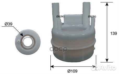 Фильтр топл.nissan qashqai 2013 FST22001 azumi