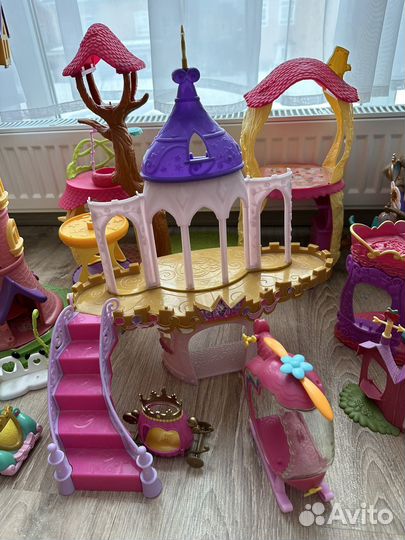 My little pony замок + карета барби