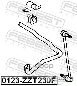 Тяга стабилизатора перед прав/лев 0123ZZT23