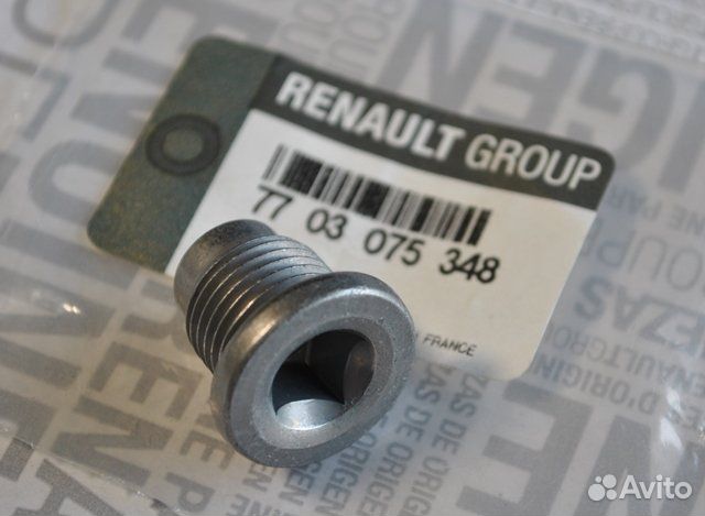 Пробка сливная поддона картера Renault, Peugeot