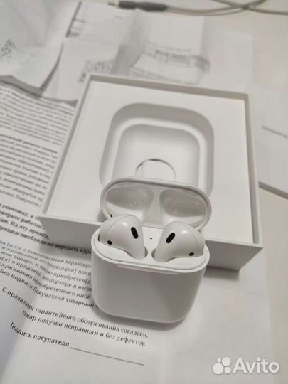 Airpods оригинал с чеками
