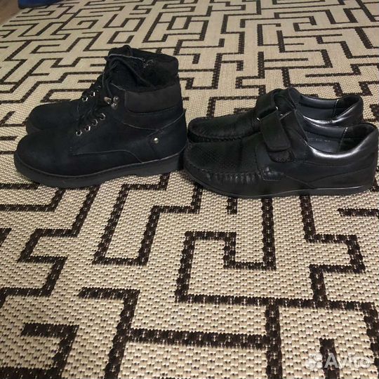 Ботинки, туфли кожа