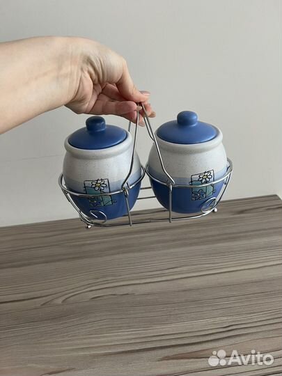 Набор керамических горшков